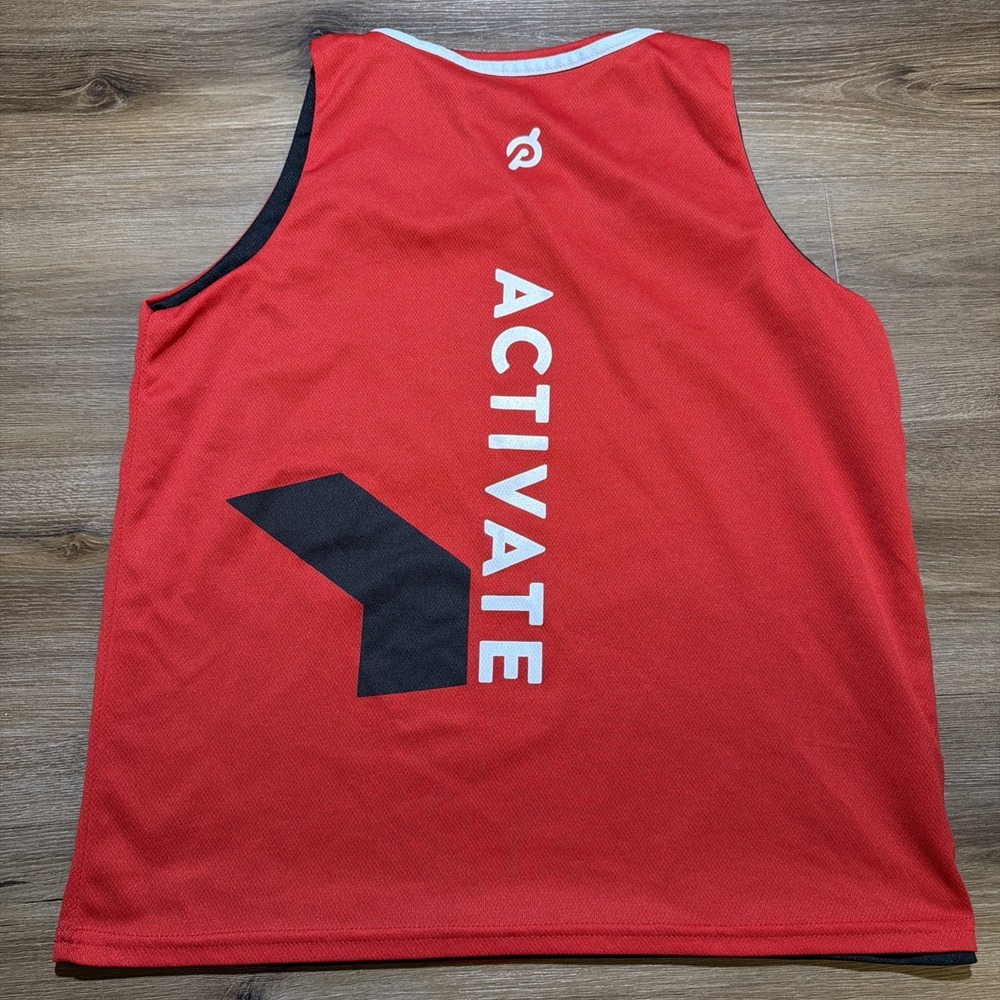 Peloton Alex Toussaint Ride to Greatness Reversible Jersey Shirt SMALL Black Red - Picture 6 of 9